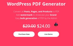WordPress PDF Generator screenshot 3