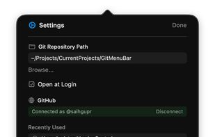 GitMenuBar screenshot 3