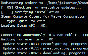 LinuxGSM screenshot 3