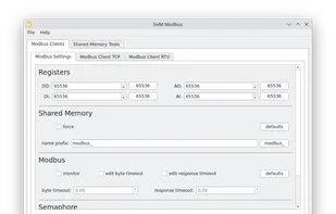 SHM Modbus screenshot 1