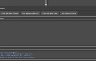 Rclone GUI screenshot 1