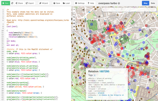 Overpass Turbo screenshot 1