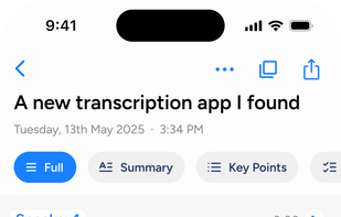 Replay - Replay recordings and get a refined transcript.