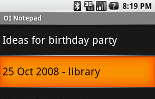 OI Notepad screenshot 2