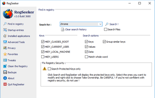 RegSeeker screenshot 1