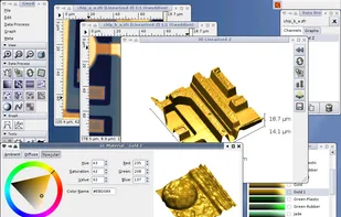 Gwyddion screenshot 1