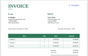 Invoice Gen screenshot 3