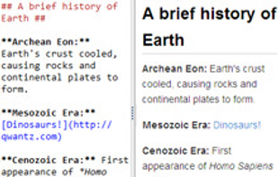 MarkdownPad screenshot 1