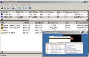 MultiMonitorTool screenshot 1