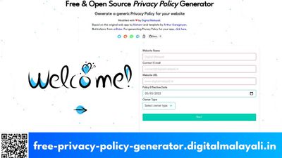 Free Website Privacy Policy Generator screenshot 1