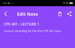 AudioNotes screenshot 2