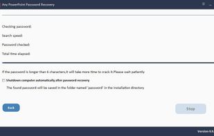 Any PowerPoint Password Recovery screenshot 3