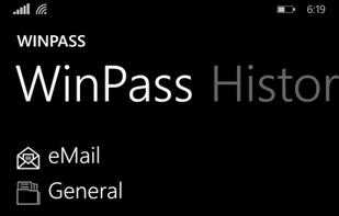 WinPass screenshot 2