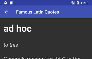 Famous Latin Quotes screenshot 3