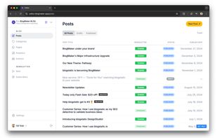 BlogMaker screenshot 1
