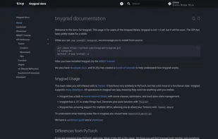 tinygrad screenshot 1
