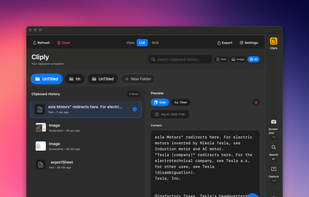 Cliply app screenshot 1