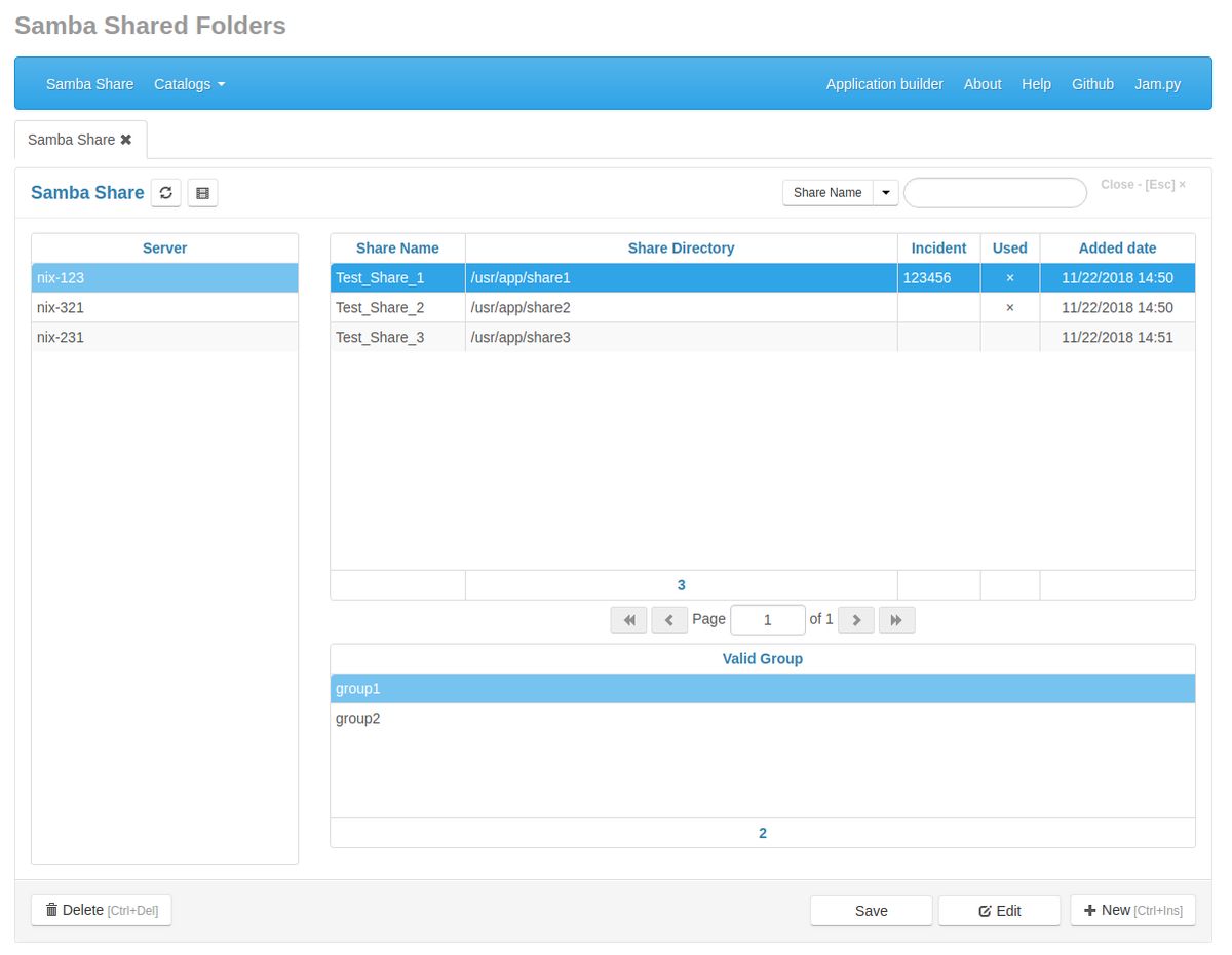 Jam.py Samba Shares Alternatives Top 1 Server Management Tools