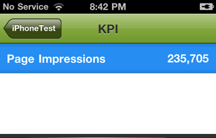 Webtrekk screenshot 2