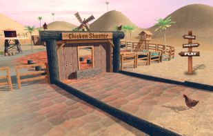 Chicken 3D Shooter Simulator screenshot 1