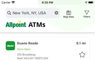 Allpoint Mobile screenshot 1