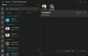 Output Messenger screenshot 1