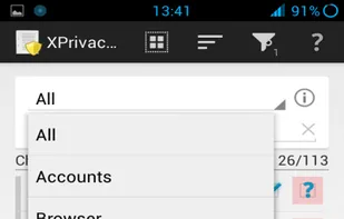 XPrivacy screenshot 1