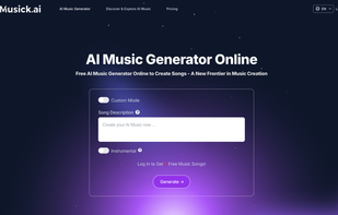 Musick.ai screenshot 1