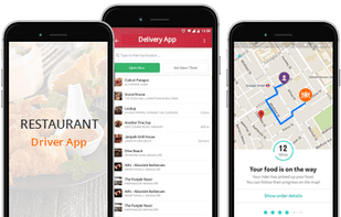 Food Delivery App - Real time delivery tracking and Notification