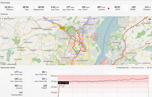 activity view (look at your running dynamics values, HRV values and more)