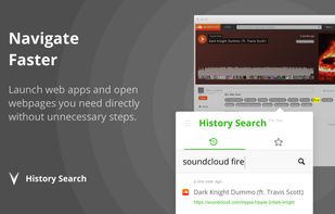 Launch web apps and open webpages you need directly without unnecessary steps.