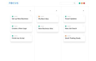 Focus Space example board.
