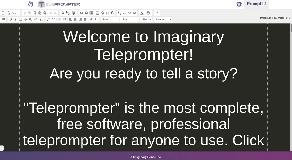 Imaginary Teleprompter Alternatives and Similar Apps / Services
