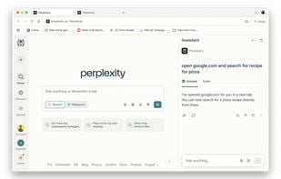 Perplexity Comet screenshot 2