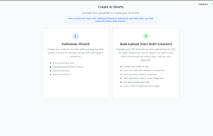 Submit AI Short view