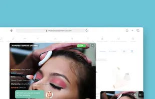 Live show widget player