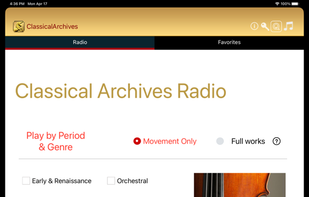 Classical Archives screenshot 3