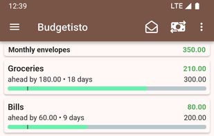 Budgetisto screenshot 1