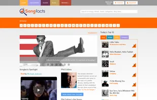 Songfacts screenshot 1