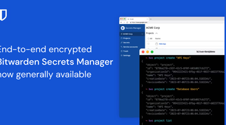 Bitwarden introduces Secrets Manager: an encrypted solution for managing your development secrets image