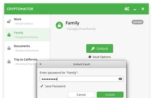 Cryptomator screenshot 1