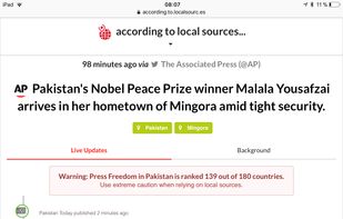 According to Local Sources screenshot 2