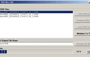 Join Vob Files Tool screenshot 1