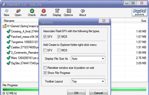 FlashSFV screenshot 1