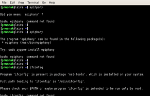 command-not-found screenshot 1