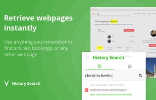 Retrieve articles, documents or any other webpage with any word or phrase you remember.