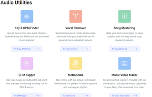 Tunebat screenshot 1