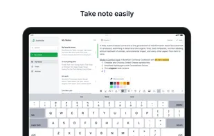Justnote screenshot 1