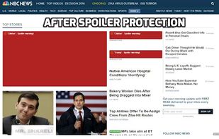 Spoiler Protection chrome extension screenshot 1