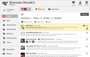 Mailpile screenshot 1